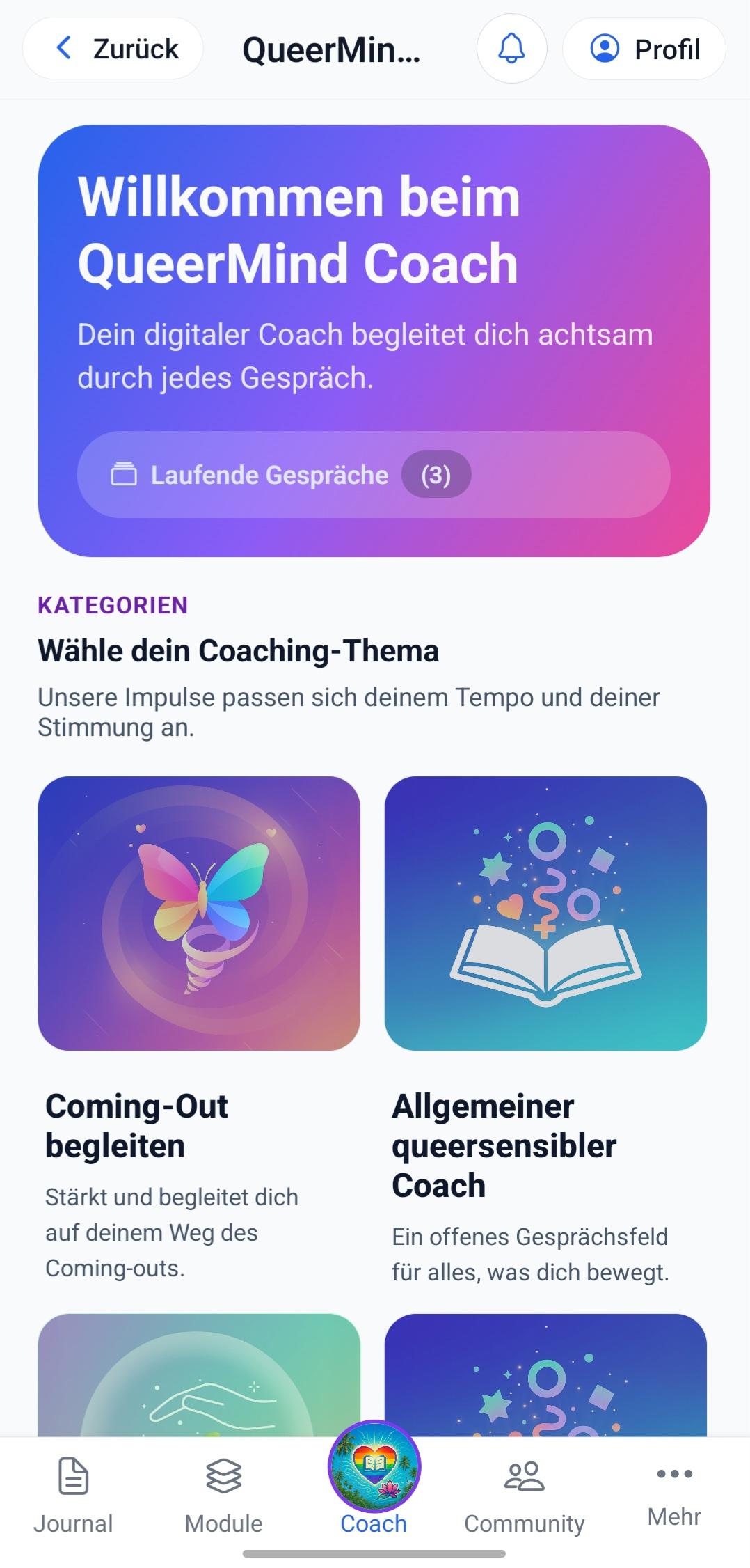 Ein Moment mit dem Coach