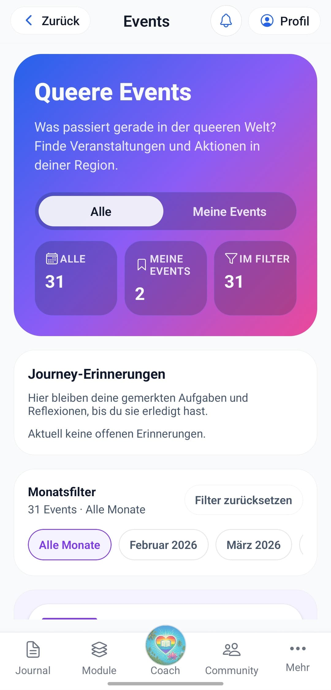 Moderierte Community